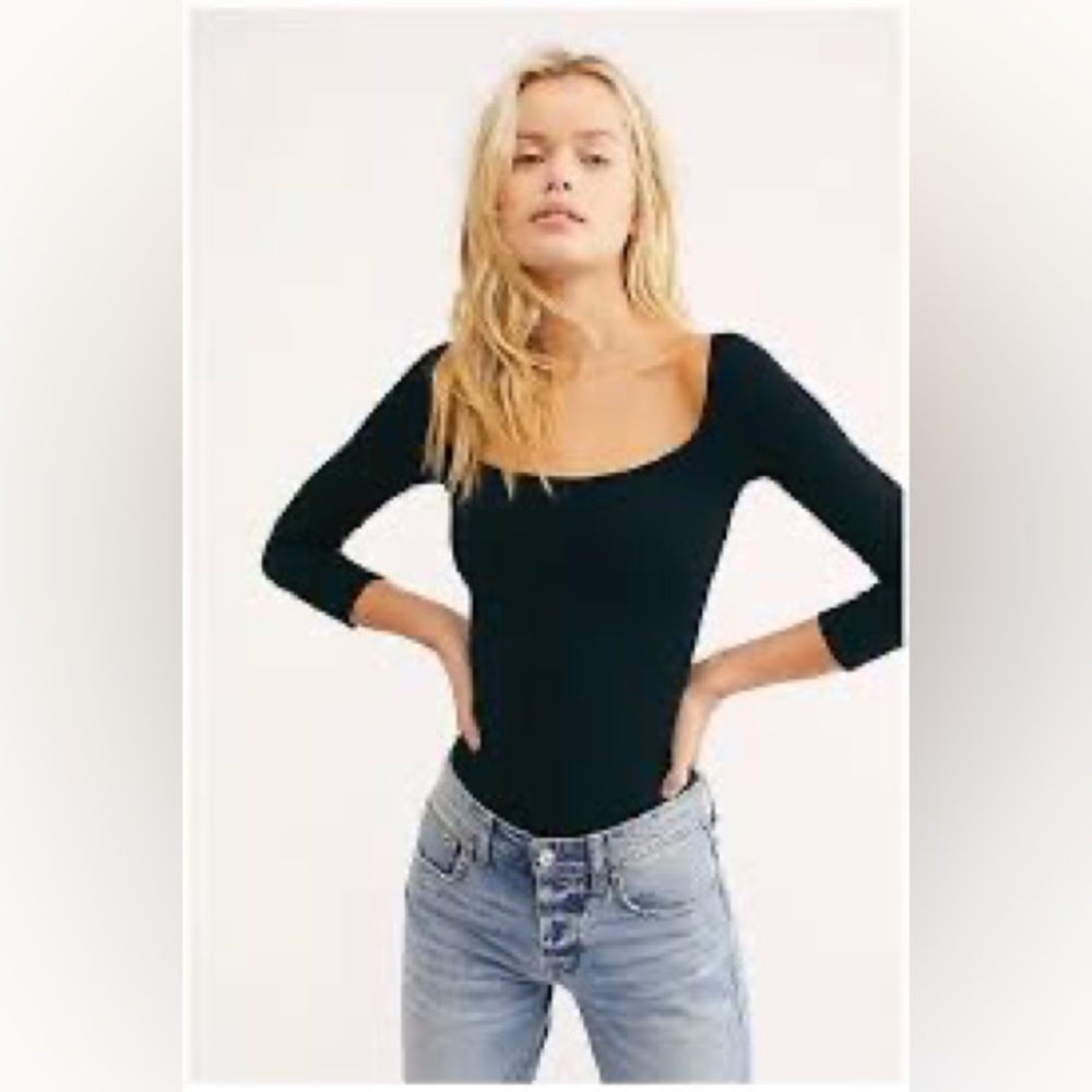 Free People Square Neck Bodysuit